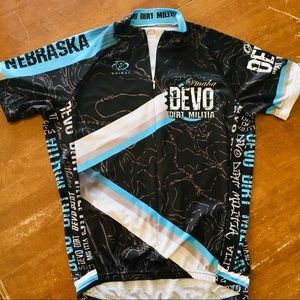 Omaha Devo Dirt Militia Mens Cycling Shirt Bicycle